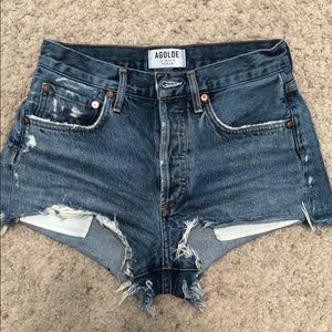 AGOLDE Parker Vintage Cutoff Distressed Shorts